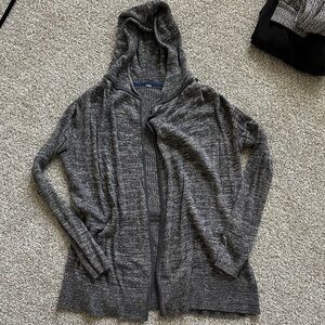 LULULEMON Gray Hooded Cardigan